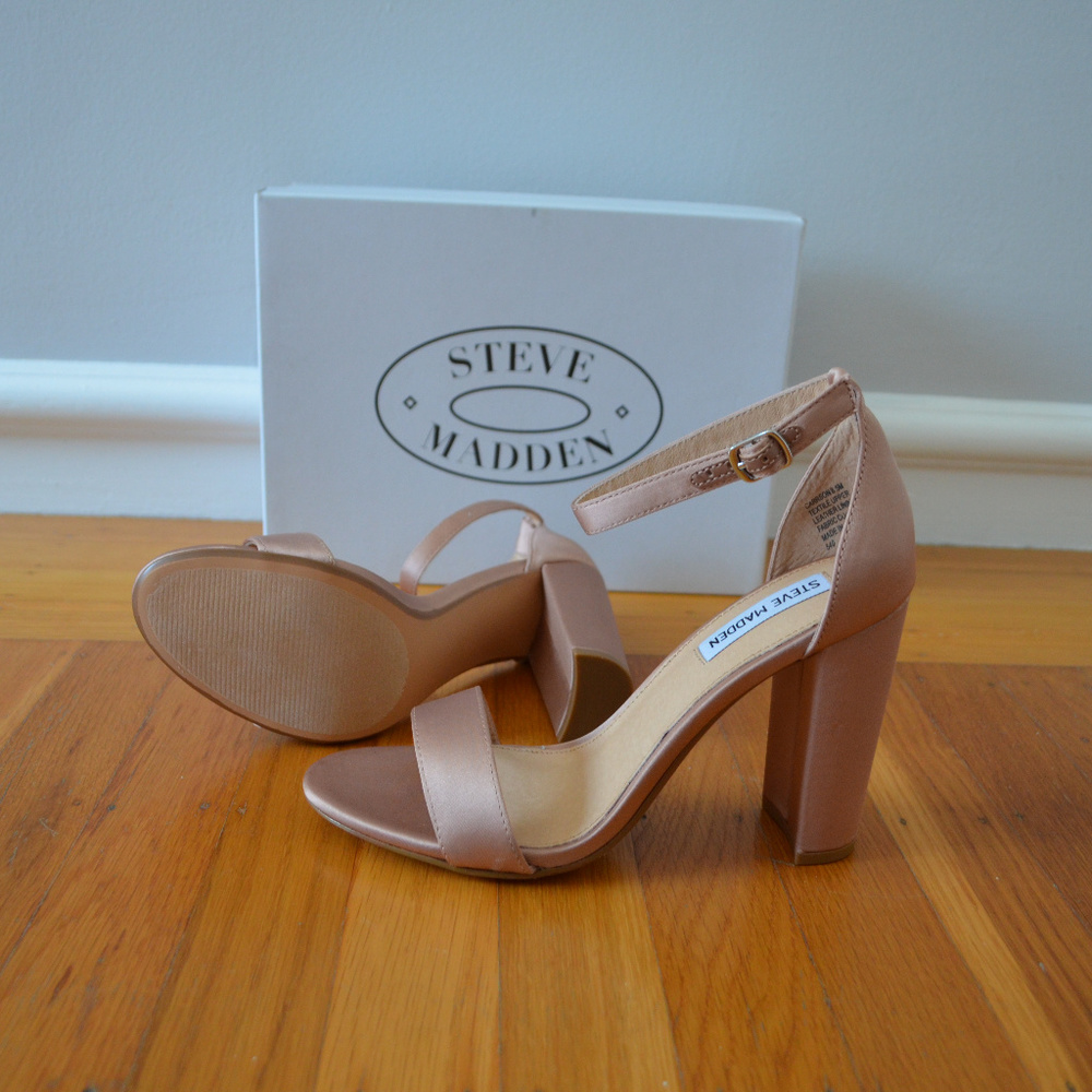 🆕 STEVE MADDEN Ankle Strap Dress Sandals - Picture 3 of 8